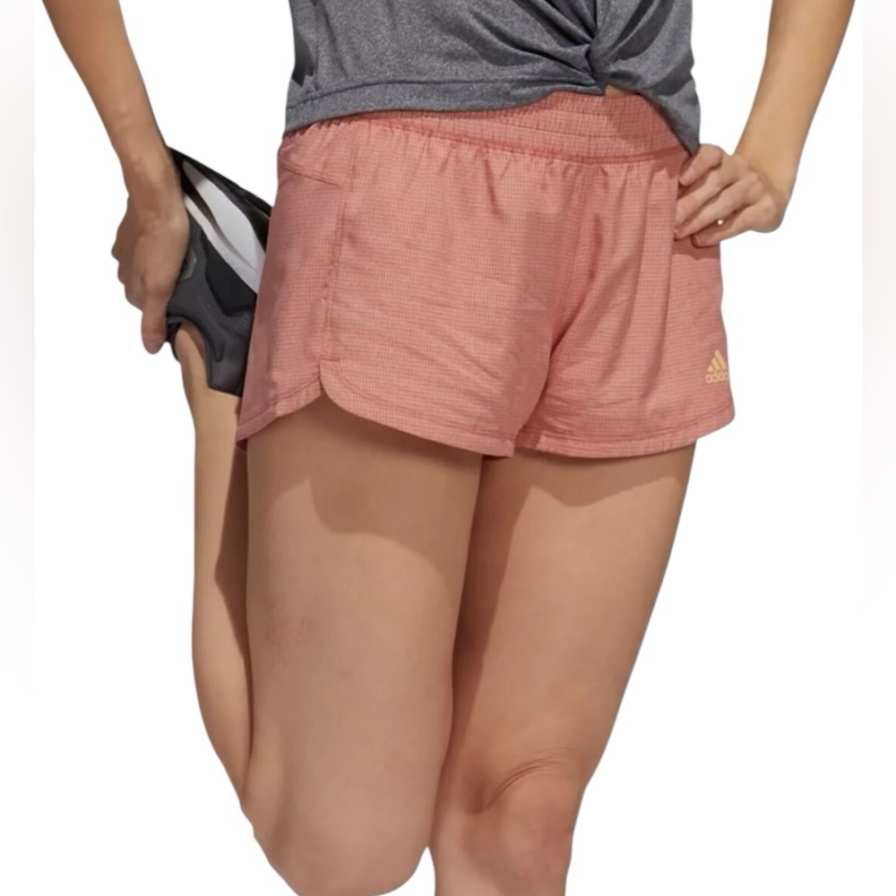 ADIDAS Women’s Shorts Pacer Woven Red Magic Earth Aeroready Recycled Material